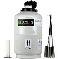 U.S.Solid 10 L tanque nitrogeno liquido contenedor nitrógeno líquido criogénico LN2 Dewar con 6 recipientes